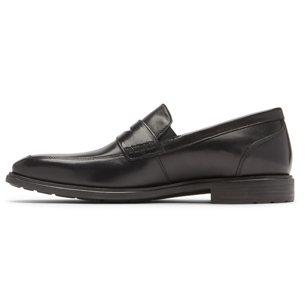 Mocassins Rockport Homem Pretas - Dres Sports Business 2 Penny - 03524ASPK